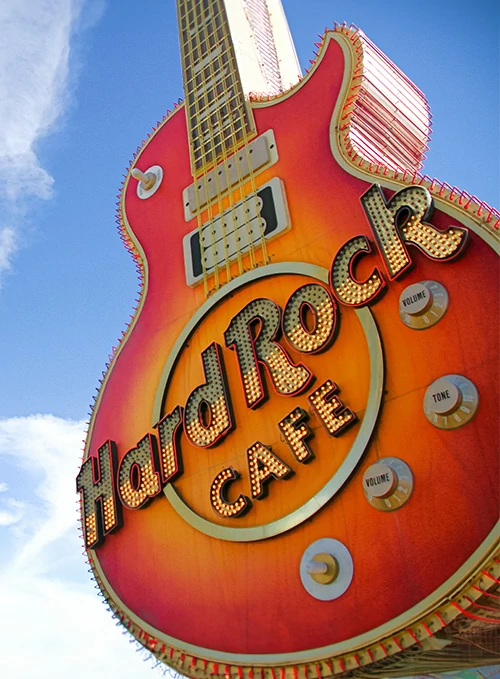 Ingresso Hard Rock Cafe Orlando – Menu Electric Rock – Incluso Refeição (almoço ou jantar) e Bebidas (não alcoólicas) – Mais Informações, Consulte Detalhes do Item – ADULTO ou CRIANÇA (a partir de 3 anos) – Data de Utilização 10/08/2024